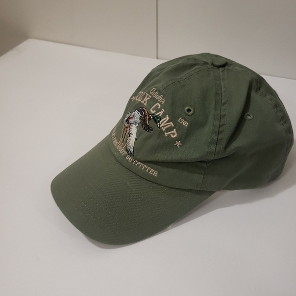 Cabelas Army Green, Duck Camp Hunting Cap, One Size Fit All - Picture 5 of 9